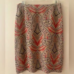 Burberry 100% Silk Lined Skirt Size 8